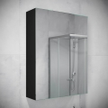 BATH DELUXE 02-050-63-02-01 - Zrkadlová kúpeľňová skrinka KENWOOD 65x50 cm matná čierna