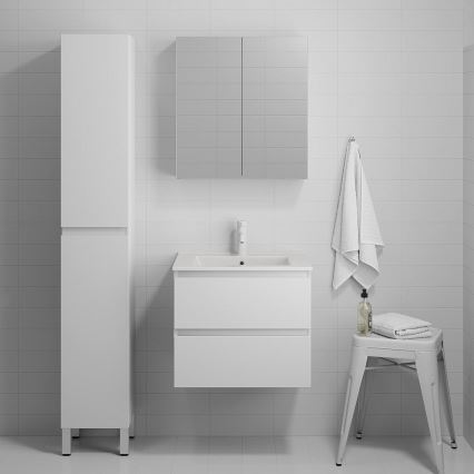 BATH DELUXE 03-060-63-01-01 - Kúpeľňová skrinka s umývadlom KENWOOD 61 cm matná biela