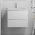 BATH DELUXE 03-060-63-01-01 - Kúpeľňová skrinka s umývadlom KENWOOD 61 cm matná biela