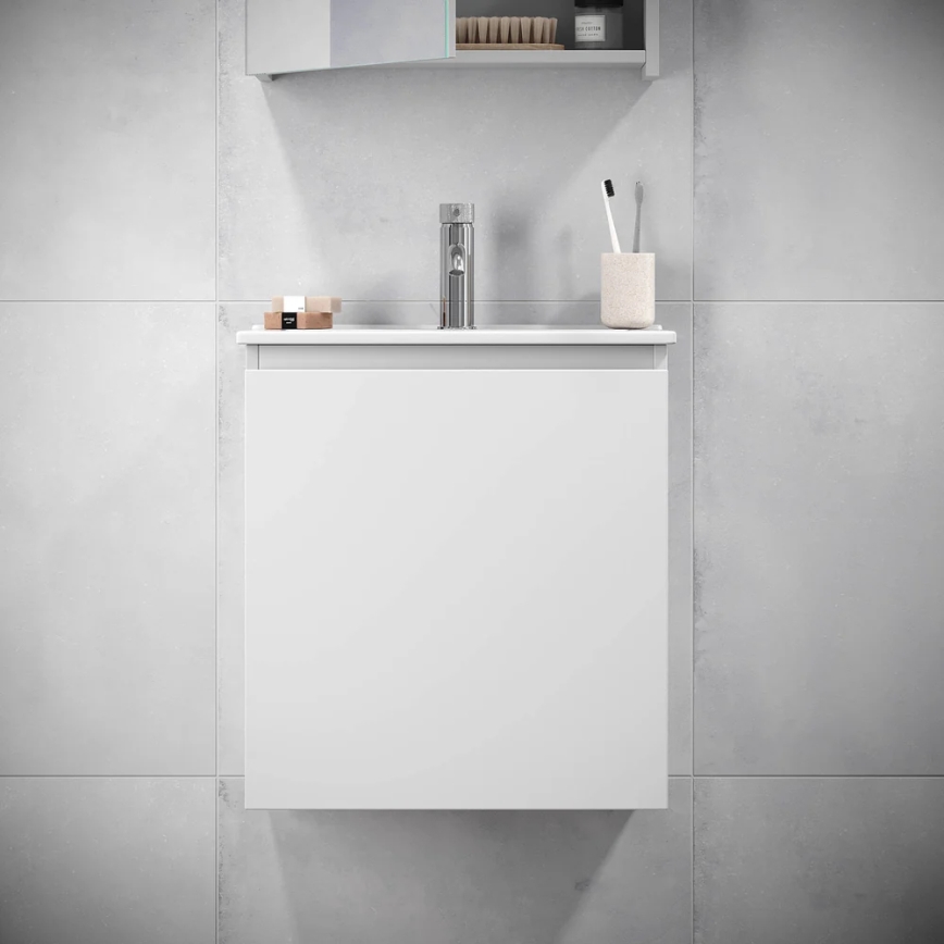 BATH DELUXE 09-050-63-01-01 - Kúpeľňová skrinka s umývadlom KENWOOD 51 cm matná biela