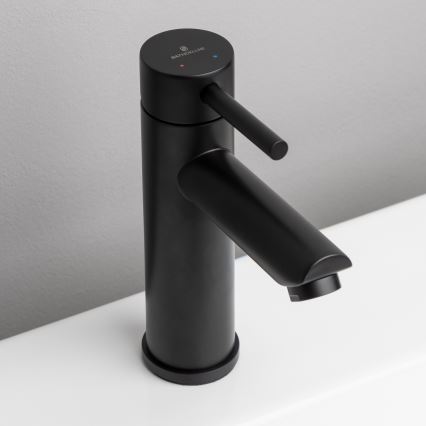 BATH DELUXE 28-017-03-02-02 - Umývadlová batéria RINGSTED 17,8 cm matná čierna