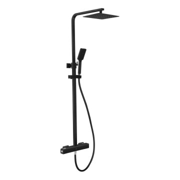 BATH DELUXE 31-120-06-02-00 - Sprchová súprava s termostatickou batériou NAESBY matná čierna