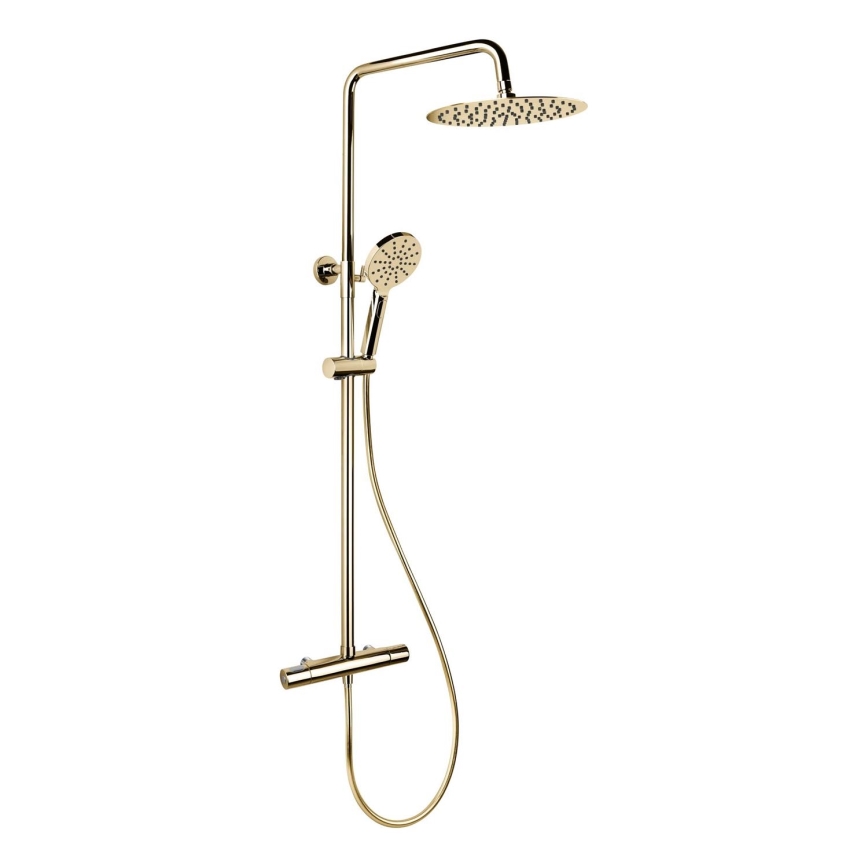 BATH DELUXE 31-120-07-64-00 - Sprchová súprava s termostatickou batériou DRAGOR lesklá mosadz