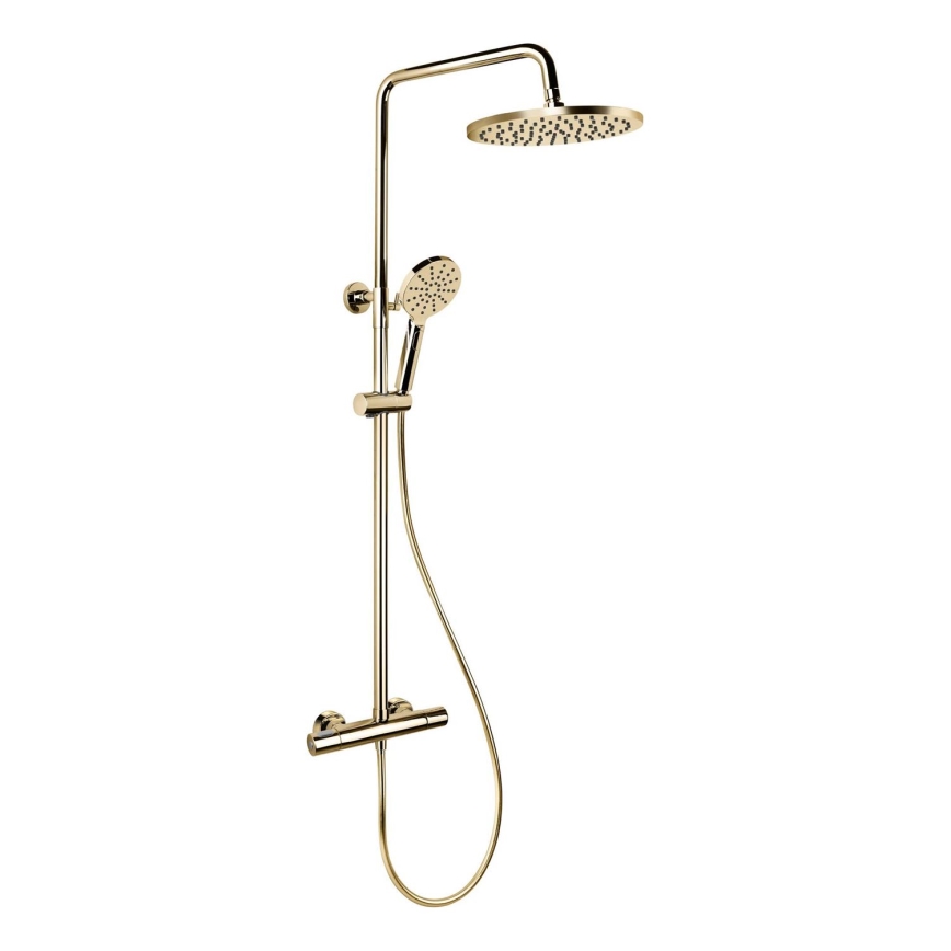 BATH DELUXE 31-120-08-64-00 - Sprchová sada s termostatickou batériou DRAGOR lesklá mosadz