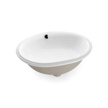 Bathco 0054 - Zapustené umývadlo MODENA 43,5x38,5 cm porcelán/biela