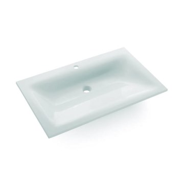 Bathco 0507 - Zapustené umývadlo MONACO 60x50 cm živica/biela
