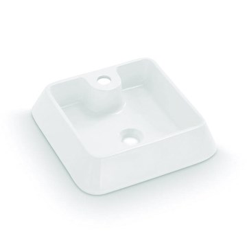 Bathco 4003 - Umývadlo na dosku GALICIA 40x40 cm porcelán/biela