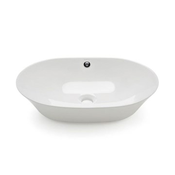Bathco 4038 - Umývadlo na dosku TOULOUSE 59x42 cm porcelán/biela