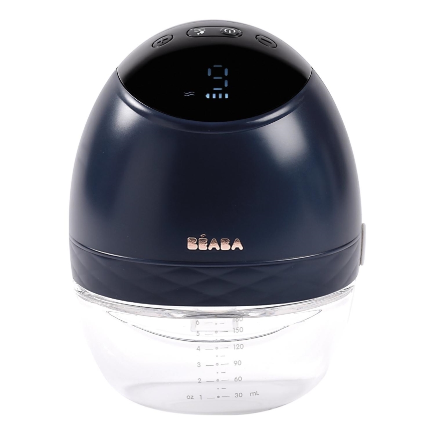 Beaba - Elektrická odsávačka materského mlieka HANDS-FREE 180 ml 1300 mAh modrá