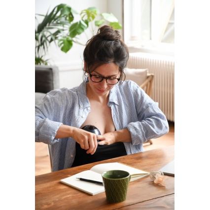 Beaba - Elektrická odsávačka materského mlieka HANDS-FREE 180 ml 1300 mAh modrá
