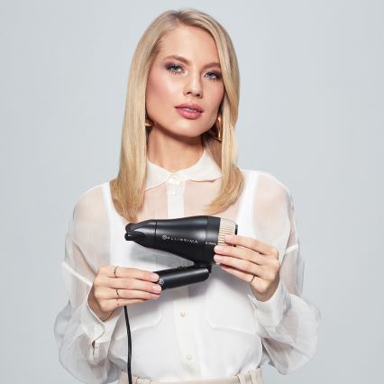 Bellissima 11872 - Cestovný fén B-TRAVEL 1400W/230V čierna/zlatá