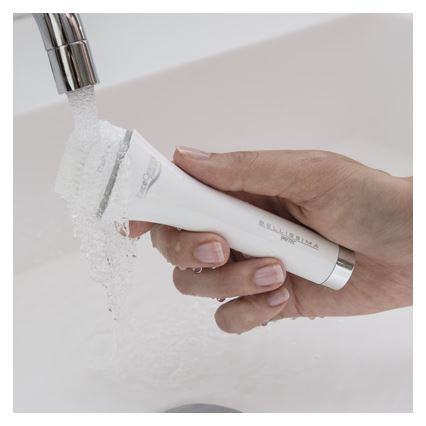 Bellissima 5167 - Čistiaca kefka na tvár PURE&LIGHT 1xAA krémová