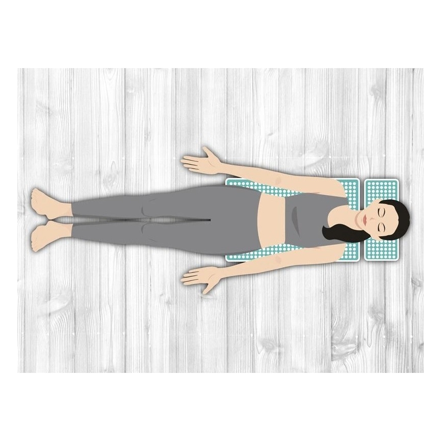 Beper - Akupresúrna podložka a vankúš v mintovej farbe