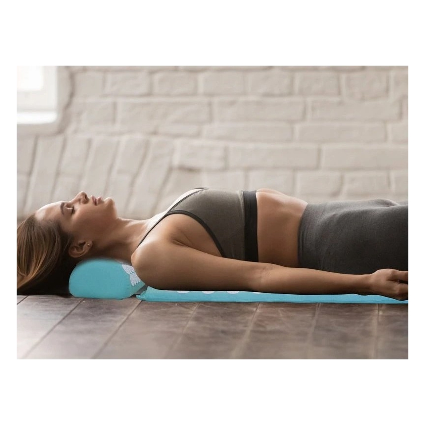 Beper - Akupresúrna podložka a vankúš v mintovej farbe