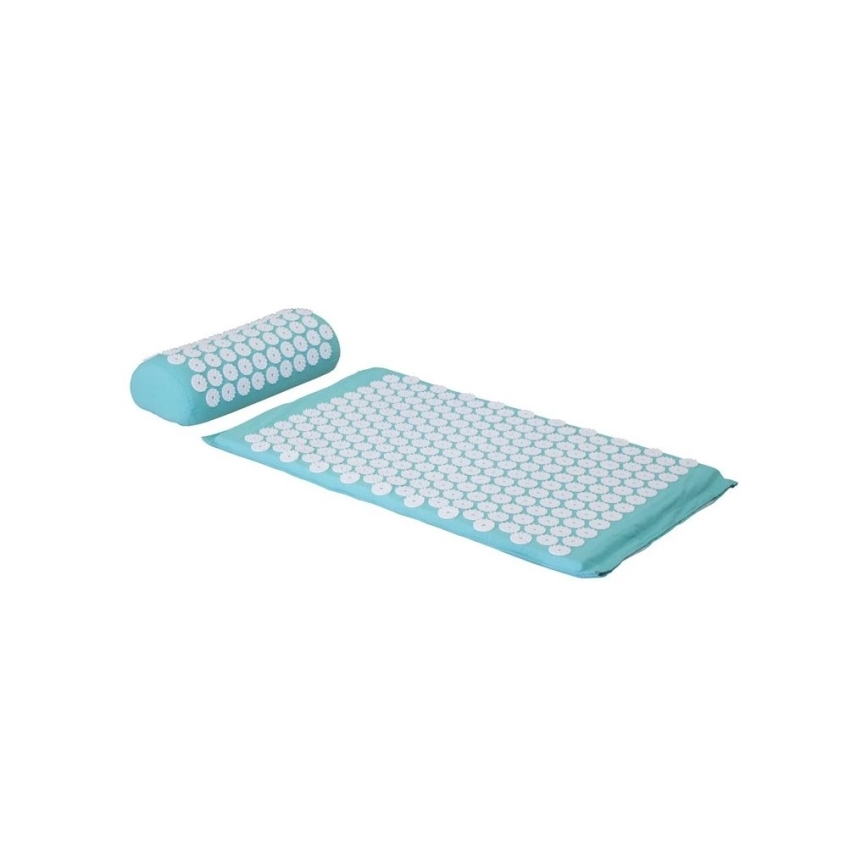 Beper - Akupresúrna podložka a vankúš v mintovej farbe