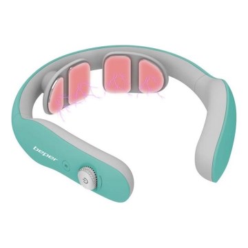Beper - Nabíjací EMS masážny prístroj na krk 5V/900 mAh mintová