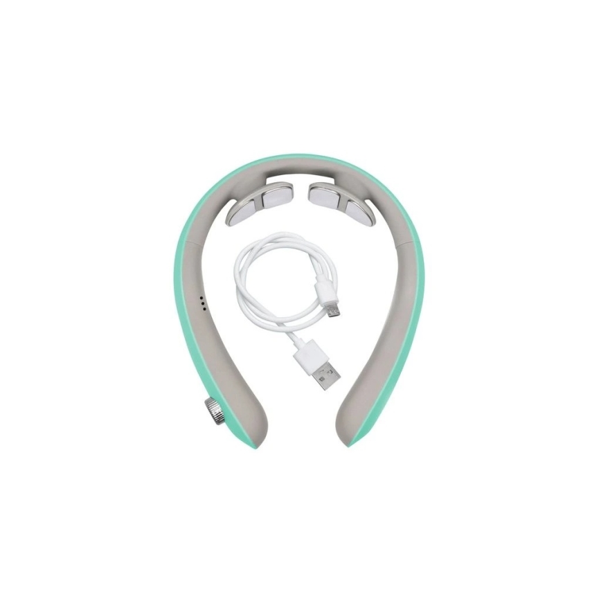 Beper - Nabíjací EMS masážny prístroj na krk 5V/900 mAh mintová
