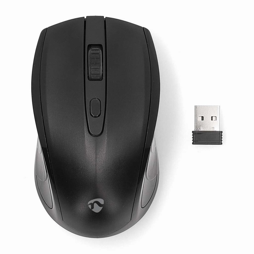 Bezdrôtová myš 800/1200/1600 DPI 2xAAA čierna
