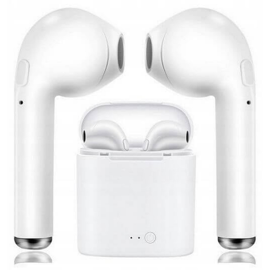 Bezdrôtové slúchadlá s mikrofónom IPX2 biela