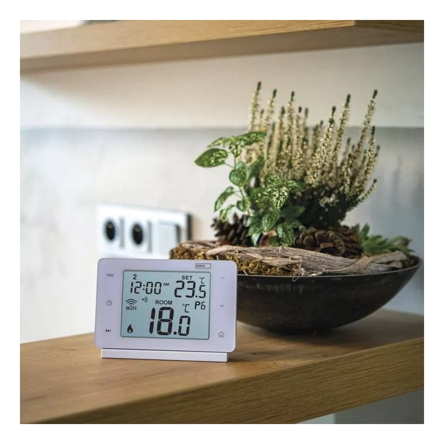 Bezdrôtový digitálny termostat GoSmart 230V/16A Wi-FI Tuya