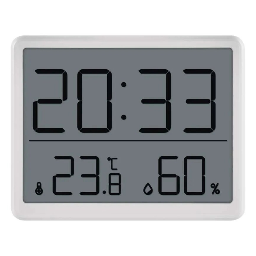 Bezdrôtový teplomer s vlhkomerom 1xCR2032 biela