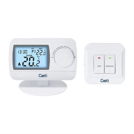 Bezdrôtový termostat 2×AA + 230V