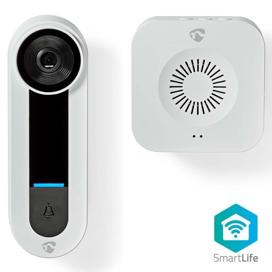 Bezdrôtový videozvonček so senzorom Full HD 1536p 3xAA Wi-Fi IP65