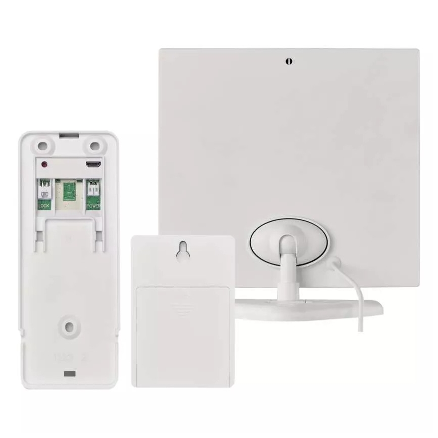 Bezdrôtový videozvonček so solárnym panelom GoSmart 4400 mAh 3xAA IP44 Wi-Fi Tuya