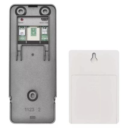 Bezdrôtový videozvonec so senzorom pohybu GoSmart 12V/3xAA IP44 Wi-Fi Tuya