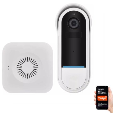 Bezdrôtový videozvonec so snímačom pohybu GoSmart 5V 3xAA IP65 Wi-Fi Tuya