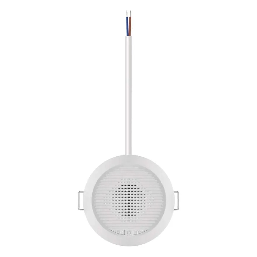 Bezdrôtový vstavaný zvonček 230V + 1xCR2032 biely