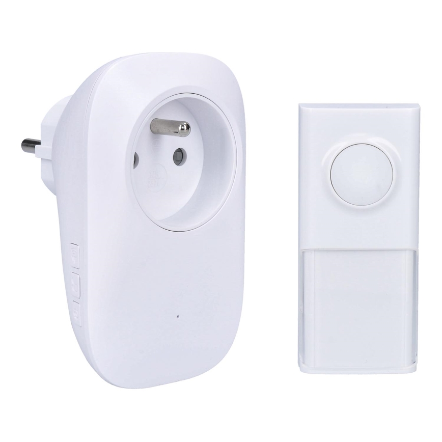 Bezdrôtový zvonček do zásuvky 230V/1xLR23A IP55