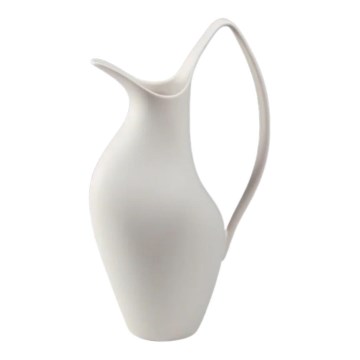 Biela keramická váza 33x17x19 cm