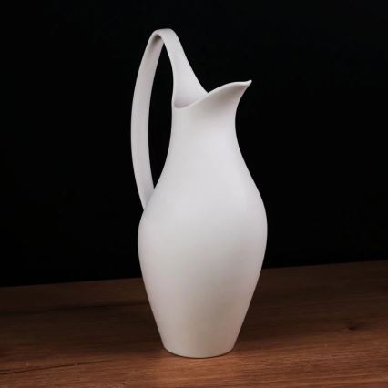 Biela keramická váza 33x17x19 cm