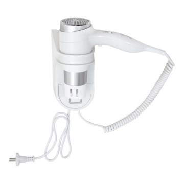 Biely fén s držiakom 11x24 cm