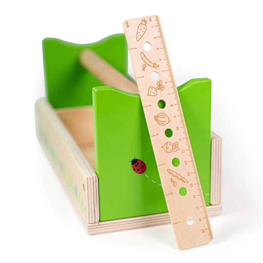 Bigjigs Toys - Záhradný set v prepravke