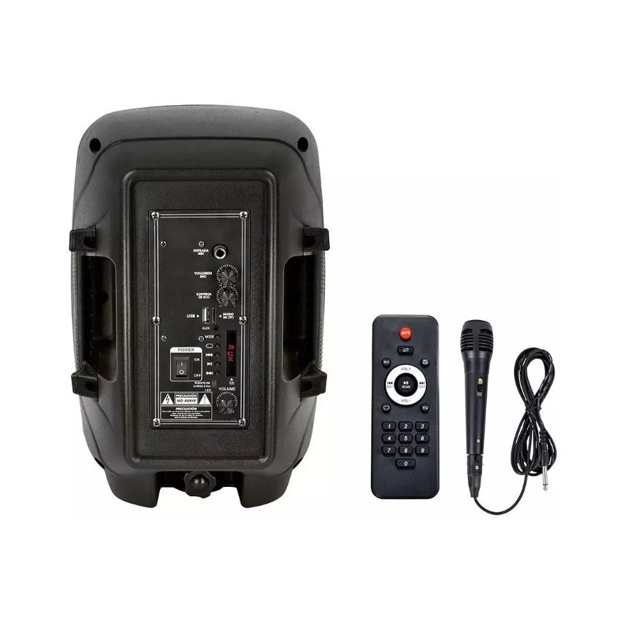 Bluetooth prenosný reproduktor s mikrofónom 15W/3,7V LED RGB + DO