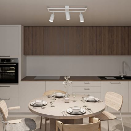 Bodové svietidlo 3xGU10/30W/230V biele