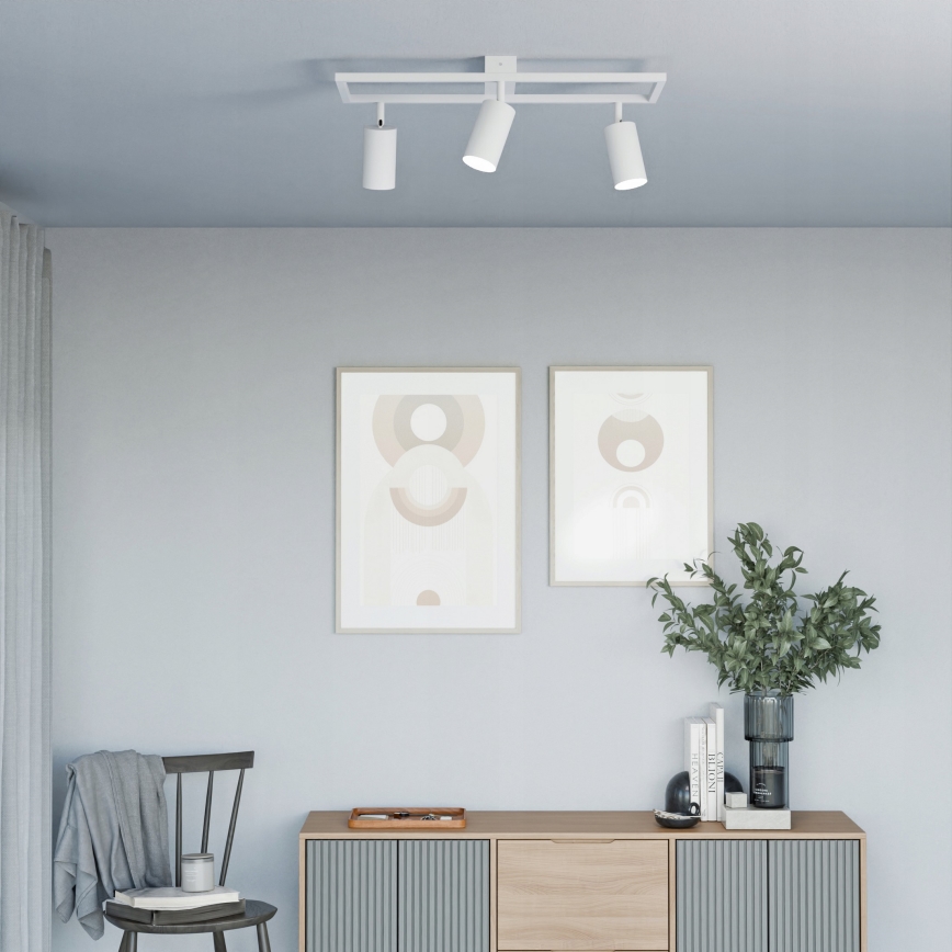 Bodové svietidlo 3xGU10/30W/230V biele