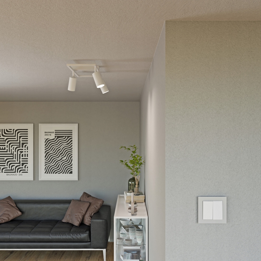 Bodové svietidlo 3xGU10/30W/230V biele