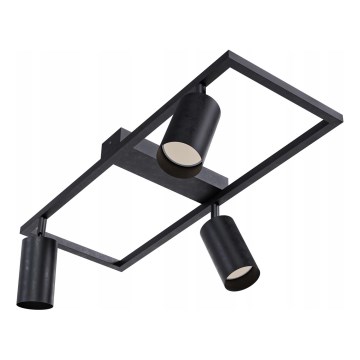 Bodové svietidlo 3xGU10/30W/230V čierne