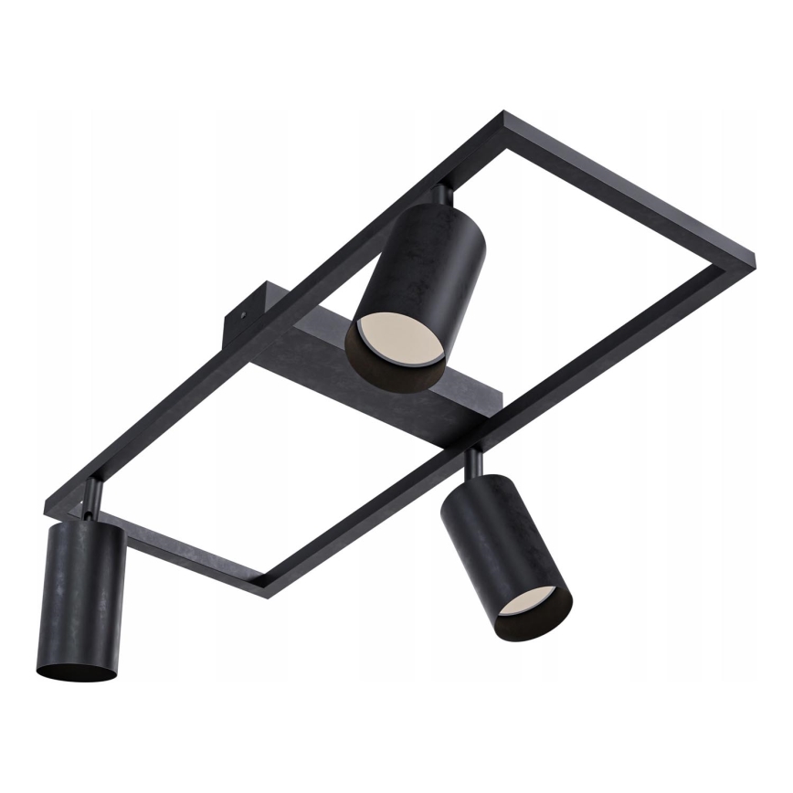 Bodové svietidlo 3xGU10/30W/230V čierne