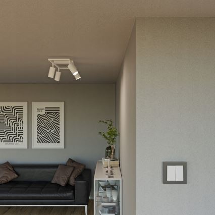 Bodové svietidlo 4xGU10/30W/230V biele