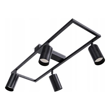 Bodové svietidlo 4xGU10/30W/230V čierne