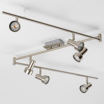 Bodové svietidlo 6xGU10/4,7W/230V matný chróm