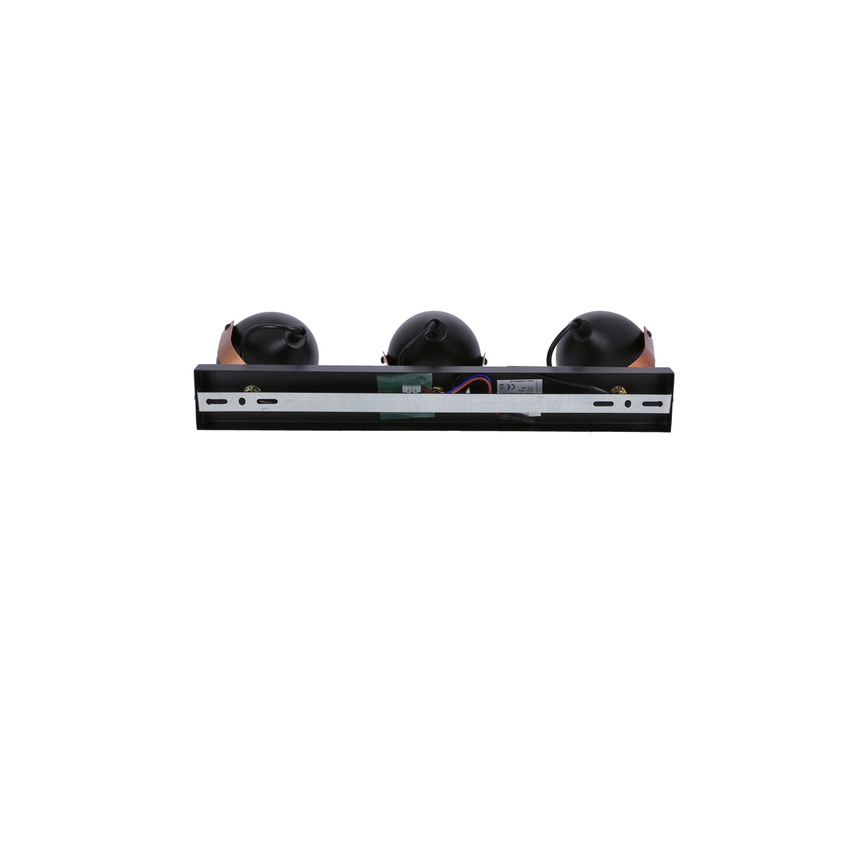 Bodové svietidlo ANICA 3xE14/40W/230V čierna/medená
