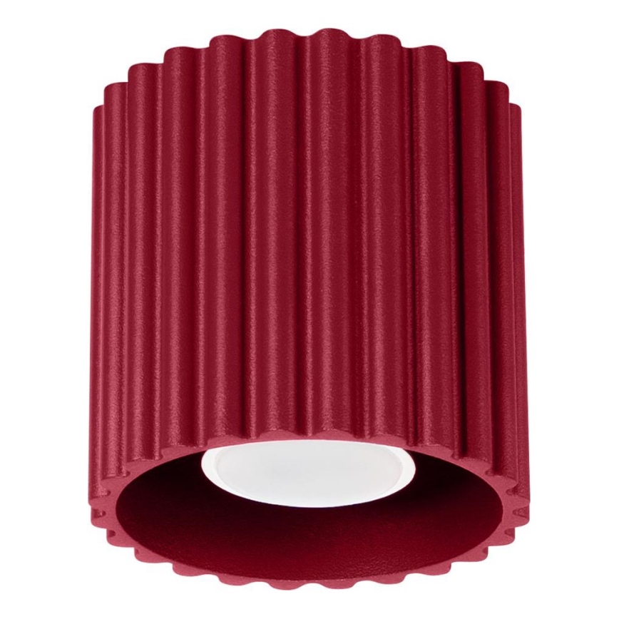 Bodové svietidlo AURA 1xGU10/10W/230V 10 cm červené