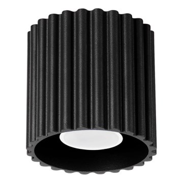 Bodové svietidlo AURA 1xGU10/10W/230V pr. 10 cm čierna