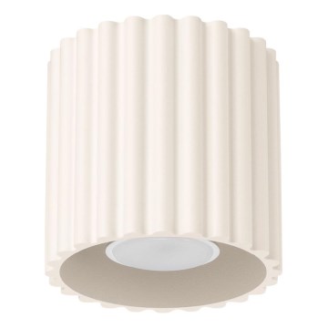 Bodové svietidlo AURA 1xGU10/10W/230V pr. 10 cm krémové