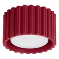 Bodové svietidlo AURA 1xGX53/10W/230V pr. 10 cm červená